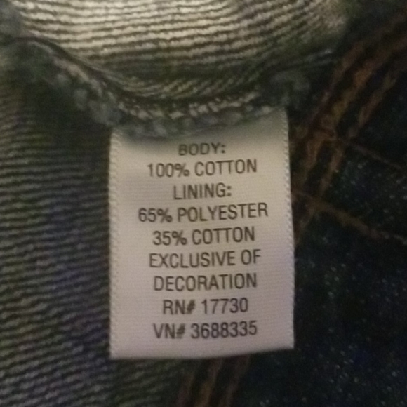 MOSSIMO DISTRESSED DENIM JACKET - Picture 13 of 13